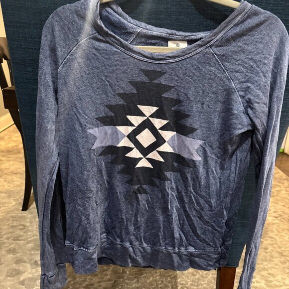 Sundry Aztec print pullover S/0 - Picture 1 of 5